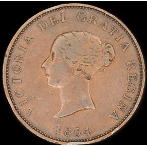 Kanada. Nowy Brunszwik 1 grosz 1854