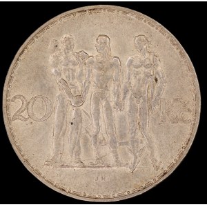 Czechoslovakia. 20 Korun 1934