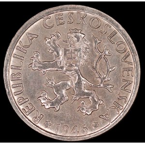 Czechoslovakia. 1 Korun 1946