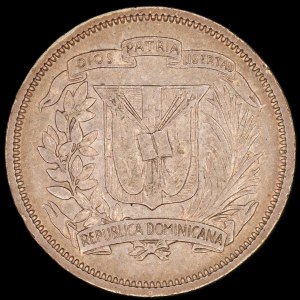 Dominican Republic. 25 Centavos 1956