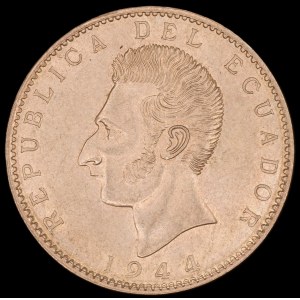 Ecuador. 2 Sucres 1944 Mo Mexico City