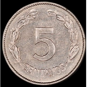 Ecuador. 5 Centavos 1946