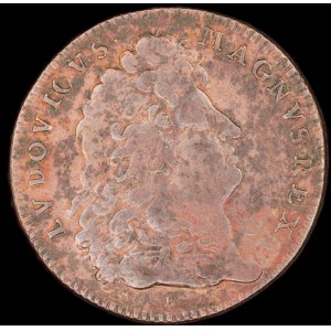France. Jeton Louis XIIII 1685 Bronze