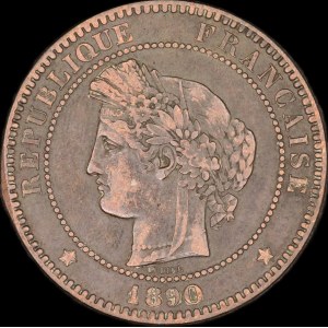 France. 10 Centimes 1901 A Paris