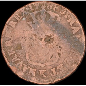 France. 1 Sol 1788 K Bordeaux