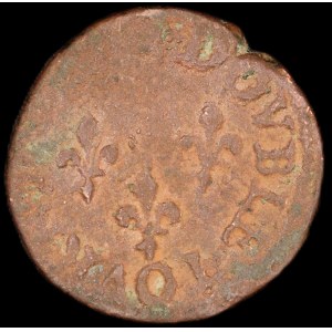 France. Double Tournois Henri III of Valois 1574-1589 Roim