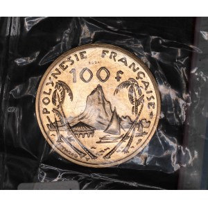 French Polynesia. 100 Francs 1976 Essai Scarce