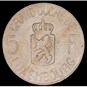 Luxembourg. 5 Francs 1962