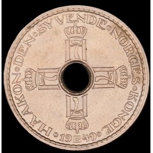 Norway. 1 Krone 1949