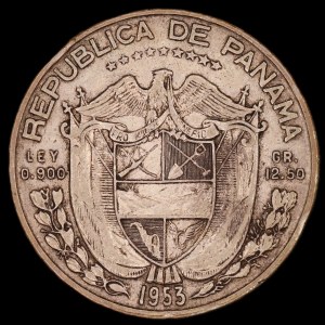 Panama. 1/2 Balboa 1953