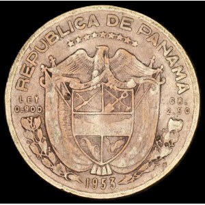 Panama. 1/10 Balboa 1 Decimo 1953