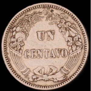 Peru. 1 Centavo 1863