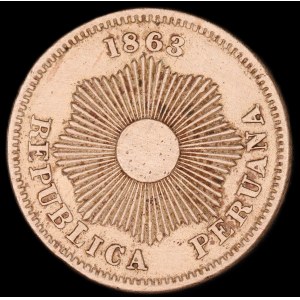 Peru. 1 Centavo 1863