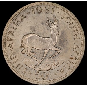South Africa. 50 Cents 1961
