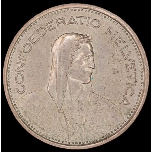Switzerland. 5 Francs 1969 B