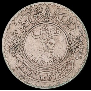 Syria. 25 Piastres 1933