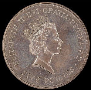 Great Britain. 5 Pounds 1900-1990