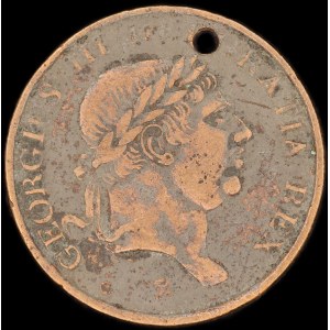 Great Britain. 3 Shillings 1815 Contemporary Counterfeit