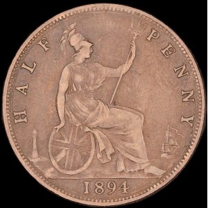Great Britain. 1/2 Penny 1894