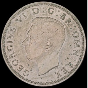 Great Britain. 1/2 Crown 1947