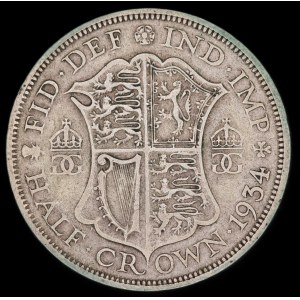 Great Britain. 1/2 Crown 1934