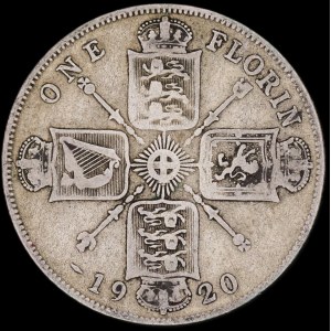 Great Britain. 1 Florin 1920