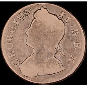Great Britain. 1/2 Penny 1736 George II