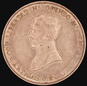 Uruguay. 50 Centesimos 1917