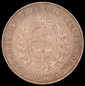 Uruguay. 50 Centesimos 1917