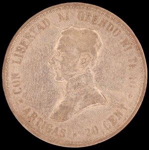 Uruguay. 20 Centesimos 1920
