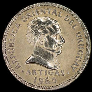 Uruguay. 5 pesos 1965