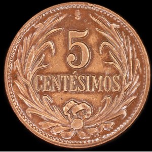 Uruguay. 5 Centimos 1951