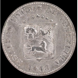 Venezuela. 5 Centimos 1948