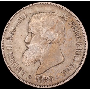 Brazil. 2000 Reis 1889