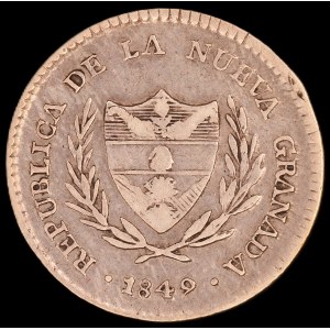 Colombia. Nueva Granada 2 Reales 1849