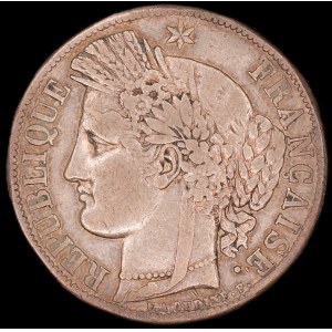 France. 5 Francs 1849 A Paris