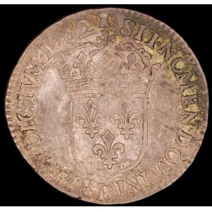 France. 1/12 Ecu 1662 I Limoges Louis XIII