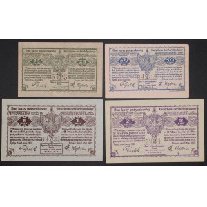 Poland. Tychy 25 50 Fenigow 1 & 2 Marki 1921