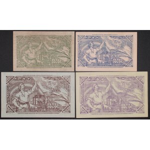 Poland. Tychy 25 50 Fenigow 1 & 2 Marki 1921