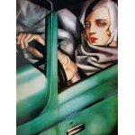 Tamara Lempicka, Self-Portrait in a Green Bugatti