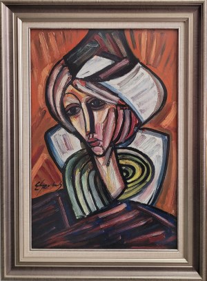 Eugeniusz Gerlach, Portret Flamandki, 1972