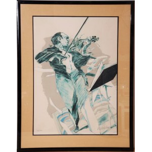 Claude WEISBUCH (1927-2014), Fiddler, 1977