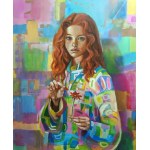 Maria Kucia-Albin, Ubrana w abstrakcje, 2025