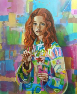 Maria Kucia-Albin, Ubrana w abstrakcje, 2025