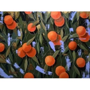 Zofia Wawrzynowicz, Golden orange, 2024