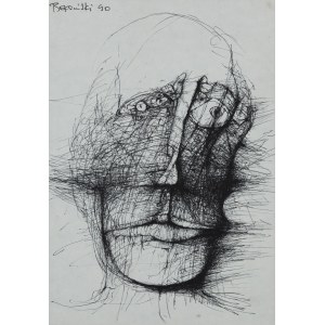 Zdzisław Beksiński (1929 Sanok - 2005 Warszawa), Bez tytułu , 1990