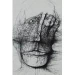 Zdzisław Beksiński (1929 Sanok - 2005 Warszawa), Bez tytułu , 1990
