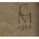 Maciej Cichocki (ur. 1951, Brwinów), Martwa natura z zieloną butelką, 1980