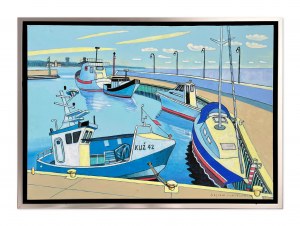 Prof. Czesław TUMIELEWICZ (ur. 1942), Port w Kuźnicy-Kuter Kuź 42, 2018 rok