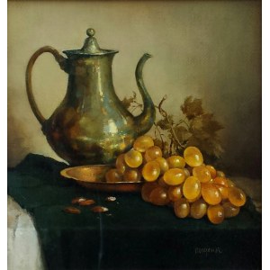 Gennadiy Tishchenko, Nature morte aux raisins, 2011